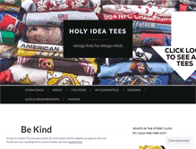 Tablet Screenshot of holyideatees.com